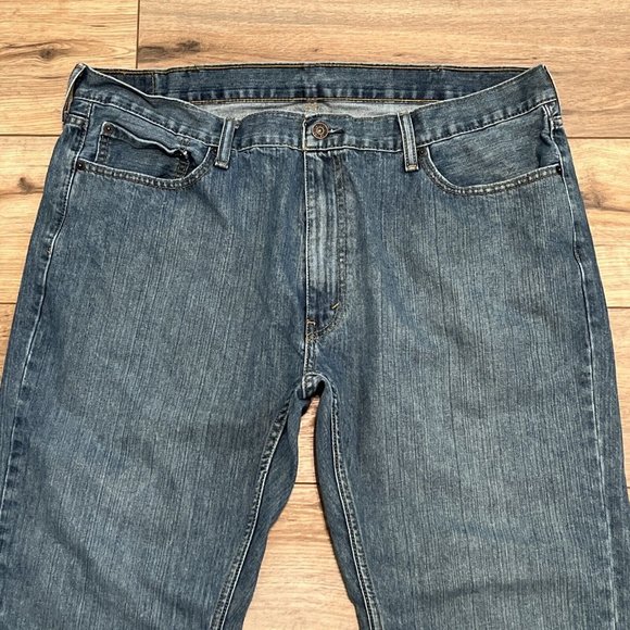 Men's Levis 559 Relaxed Straight Denim Jeans SZ 40x30 Blue Cotton Red Tab - Picture 3 of 11